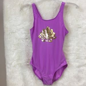 Girls Cat and Jack One Piece bathing Suit